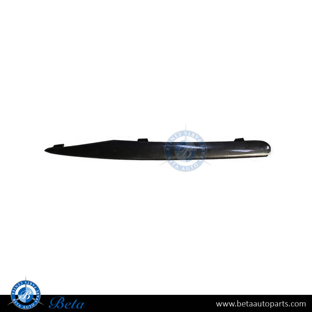 Left Side Fog Lamp Cover Upper Strip for Porsche Panamera 2014-2016 models, Part Number 97050557303 Left Side Fog Lamp Cover Upper Strip for Porsche Panamera 2014-2016 models, Part Number 97050557303